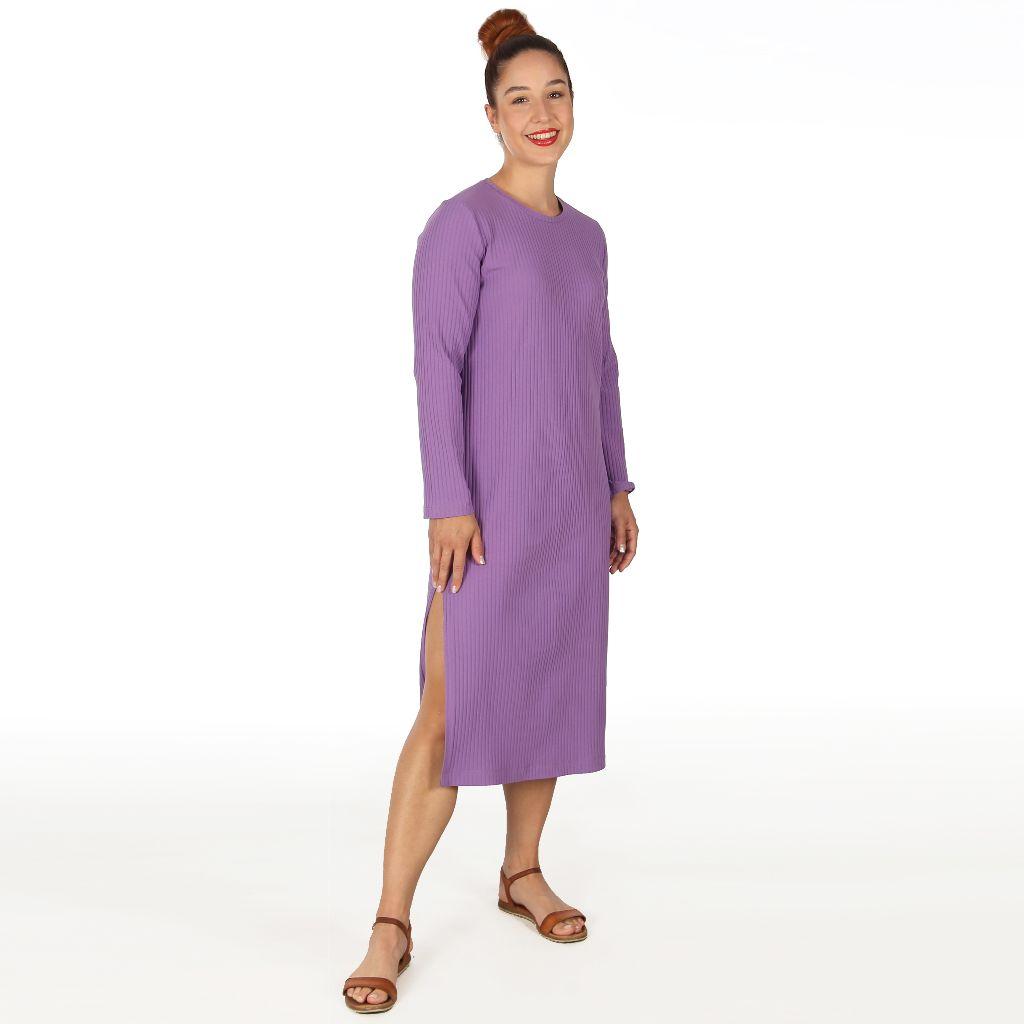 Preview: Papierschnittmuster Gerades Strickkleid  Frau Nora XS-XXL